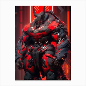 Overwatch Demon Canvas Print