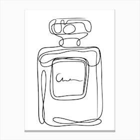 Chanel Perfume Bottle Canvas Print