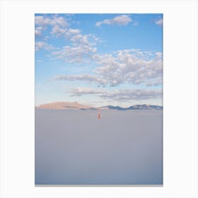 White Sands New Mexico Sunrise Hike on Film Canvas Print