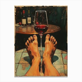 Glass Of Wine 2 Canvas Print