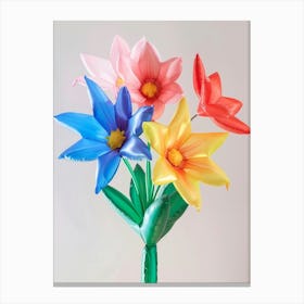 Dreamy Inflatable Flowers Passionflower Canvas Print