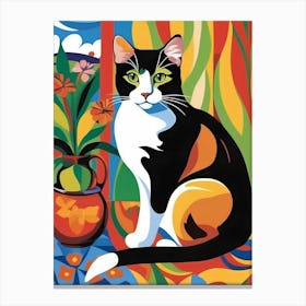 Calico Cat Canvas Print