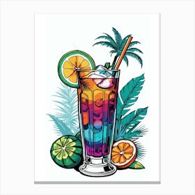 Tropical Drink 02 Canvas Print