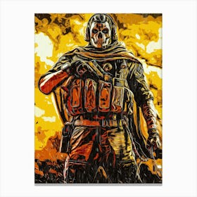 Ghost Soldier Videogame Canvas Print