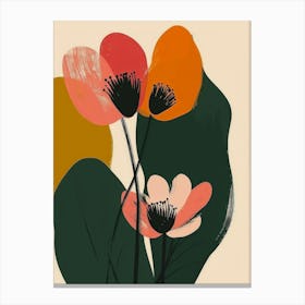 Flowers In Bloom 3 Canvas Print