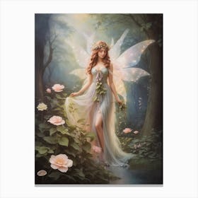 Fairy In The Forest 1 Canvas Print