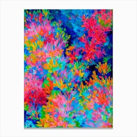 Acropora Suharsonoi Vibrant Painting Canvas Print