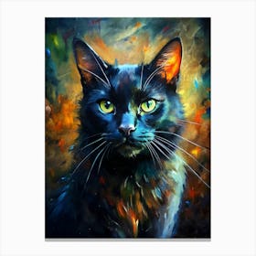 Black Cat 2 Canvas Print