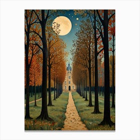 William Morris Walk In The Woods Canvas Print