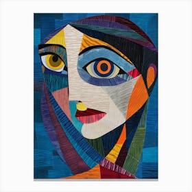 Face Of A Woman 25 Canvas Print