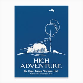 High Adventure (1907), Edward Penfield Canvas Print