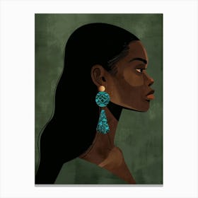 Portrait Of An African Woman 1 Canvas Print