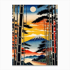 Japanese Sunset Canvas Print