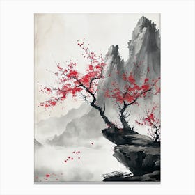 Asian bonsai Canvas Print