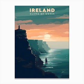 Cliffs Of Moher Ireland Travel Canvas Print