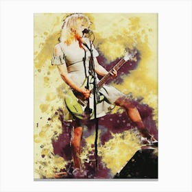 Smudge Of Courtney Love Canvas Print