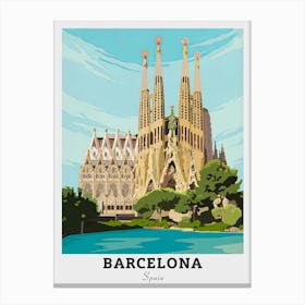 Sagrada Familia Barcelona Travel Canvas Print