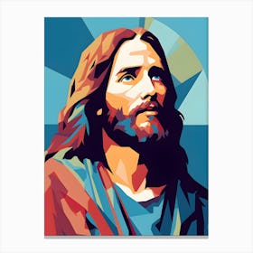 Jesus Christ Pop Art 2 Canvas Print