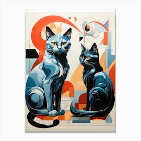 Two Cats 2 Canvas Print