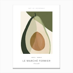 Avocado Le Marche Fermier Poster 9 Canvas Print