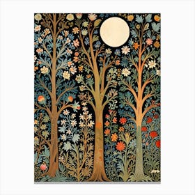 William Morris Flora And Fauna 17 Canvas Print