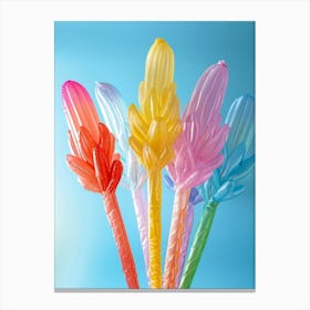 Dreamy Inflatable Flowers Celosia 1 Canvas Print