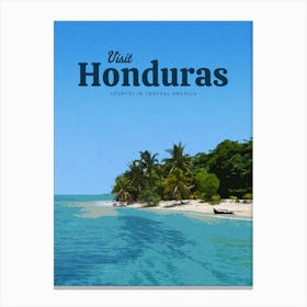 Visit Honduras Canvas Print