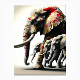 Wild Animal Illustration 208 Canvas Print