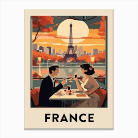 Vintage Travel Poster France 8 Canvas Print
