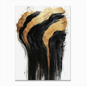 'Black And Gold' Canvas Print