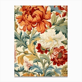 Floral Wallpaper 309 Canvas Print