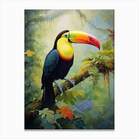 Toucan Tango: Jungle Bird Poster Canvas Print