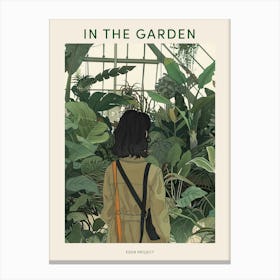 In The Garden Poster Eden Project United Kingdom 3 Canvas Print