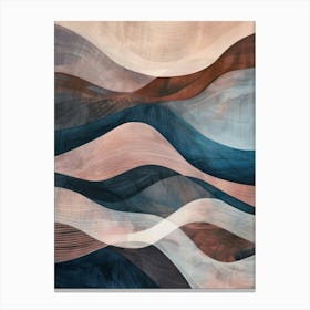 Abstract Waves Canvas Print