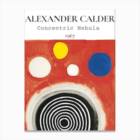 Alexander Calder'S Conceptual Nebula Canvas Print