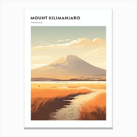 Mount Kilimanjaro Tanzania 1 Hiking Trail Landscape Poster Canvas Print