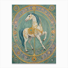 Merry-Go-Round Pony Canvas Print