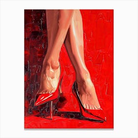 High Heeled Shoes 6 Canvas Print