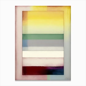 Rainbow Symbol Abstract Painting Canvas Print