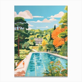 Garden Pool 2 Canvas Print