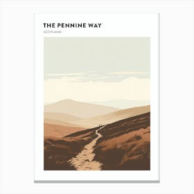 The Pennine Way Scotland 1 Hiking Trail Landscape Poster Canvas Print