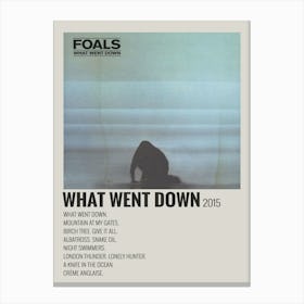 What Went Down 2015 Poster 2 Canvas Print