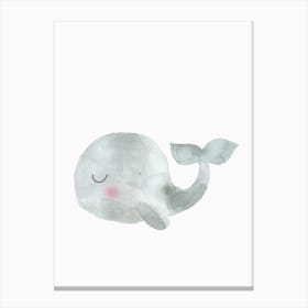 Nursery Baby Whale Canvas Print