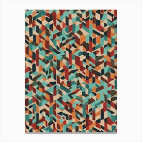 Abstract Geometric Pattern 9 Canvas Print