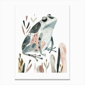 Charming Nursery Kids Animals Frog 4 Canvas Print