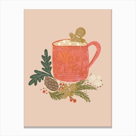 Gingerbread Mug Canvas Print