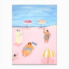 Summer At The Beach Canvas Print