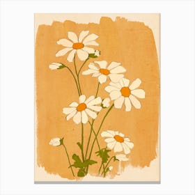 Daisy Flowers 4 Canvas Print