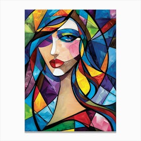 Stained Glass Painting Canvas Print