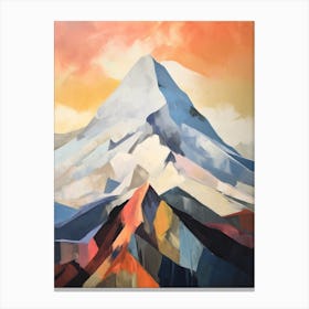 Mount Hood Usa 3 Mountain Painting Canvas Print